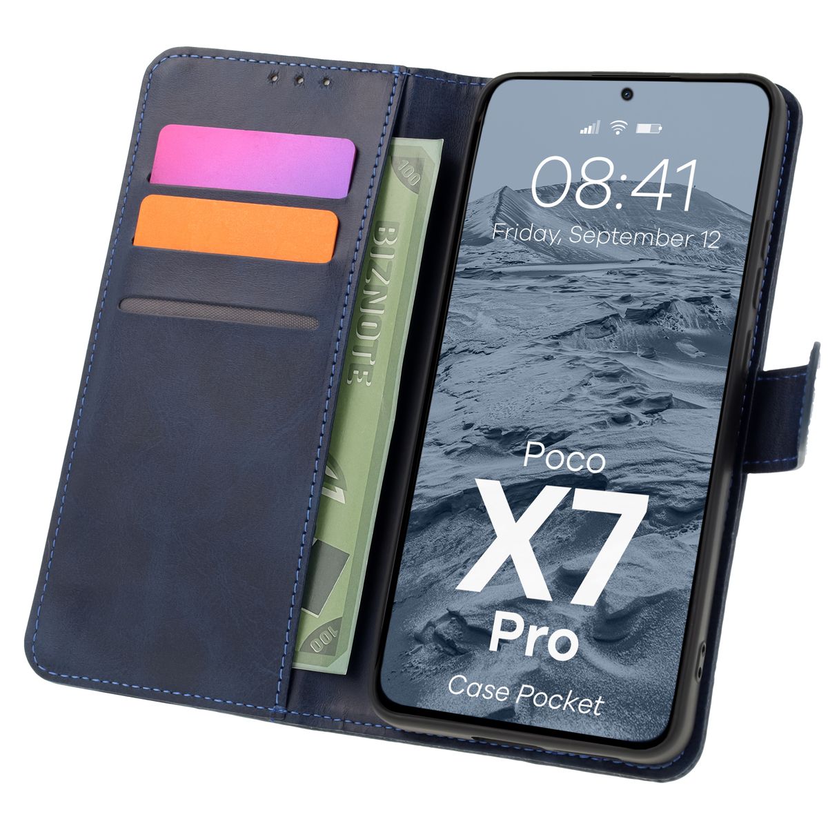 Etui z klapką Bizon Case Pocket do Xiaomi Poco X7 Pro